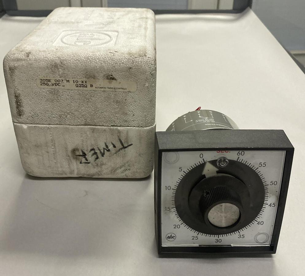 Used ATC,305E007M10XX,TIMER MODULE 0-60 SEC