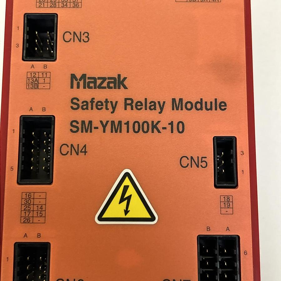 Used MAZAK,SM-YM100K-10,SAFETY RELAY MODULE