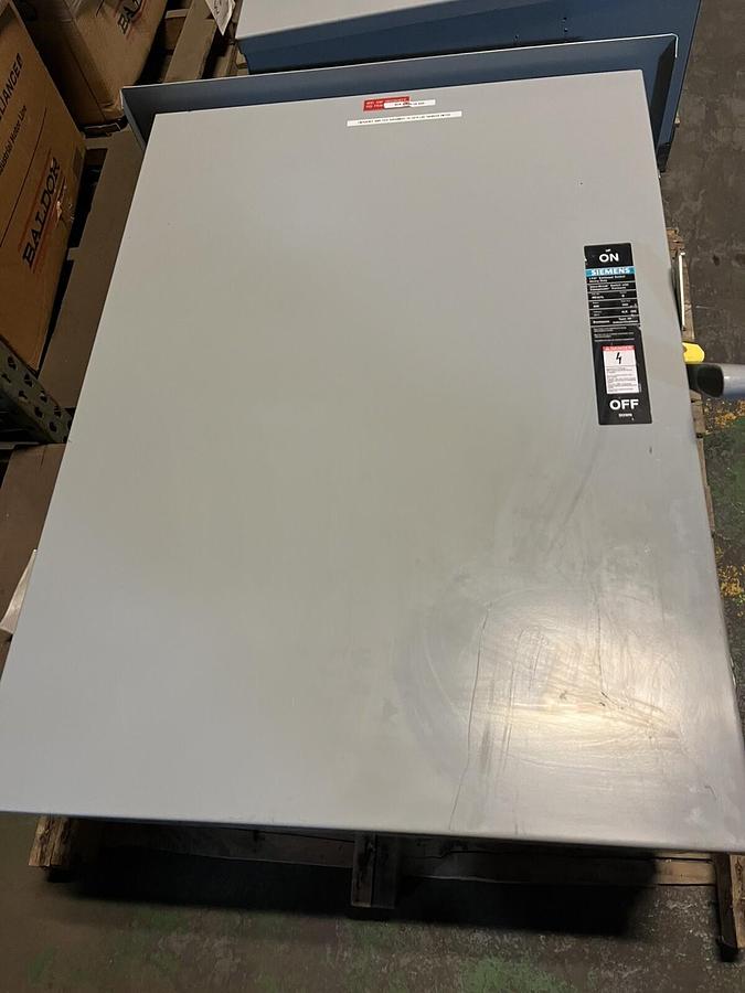 Used SIEMENS,FR357L,ITE VACU-BREAK FUSED DISCONNECT SWITCH 800A 600V 3R 500HP 3PH