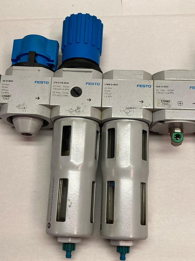 Used Festo,LFR-D-5M-MIDI,Regulator w/Assembly Lot