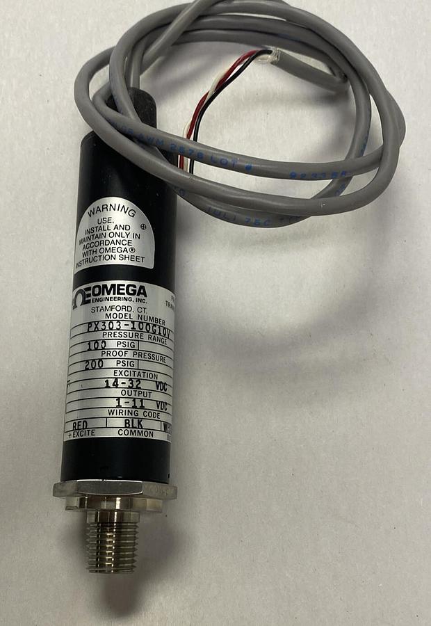 OMEGA ENGINEERING,PX303-100G10V, PRESSURE TRANDUCER NOS NO BOX