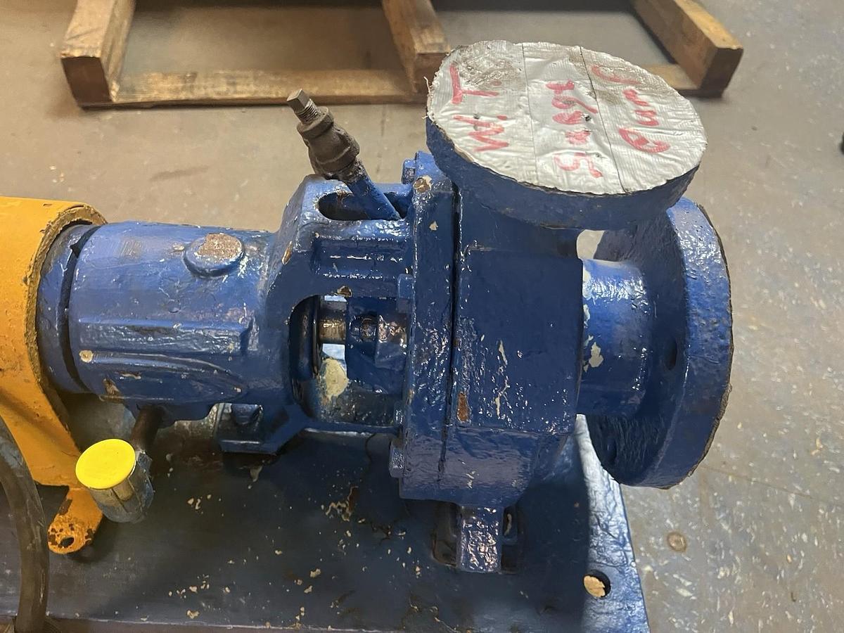 Used DURCO,1.5X3-8,CENTRIFUGAL PUMP 7.5HP 3PH 213T 3500RPM