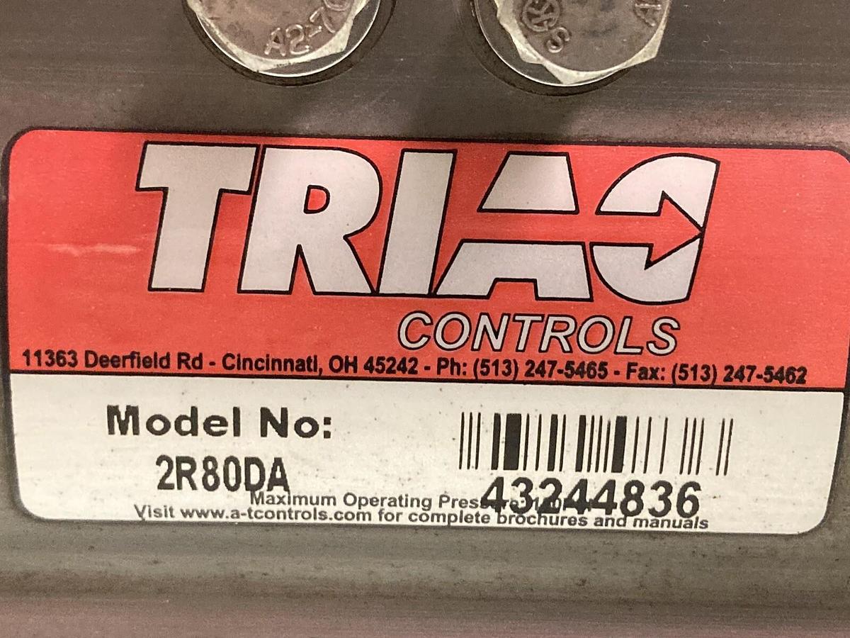 Used Triad,Model 2R80DA,Double-Acting Actuator 80A 150psi MAX