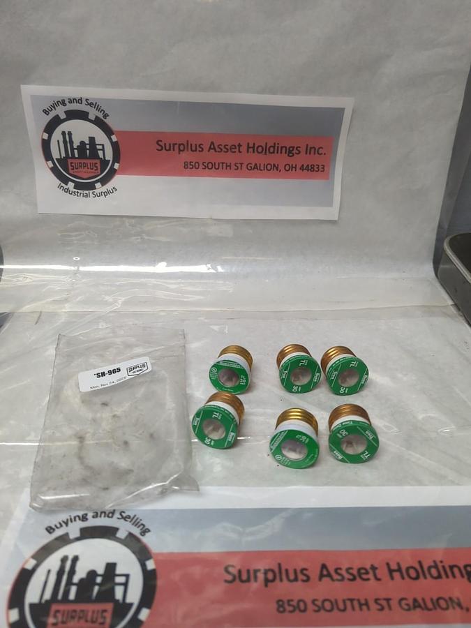 COOPER BUSSMANN,TL-30,TIME-DELAY PLUG IN 30 AMP FUSE LOT OF 6