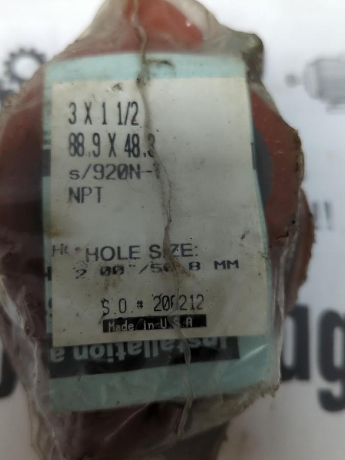 VICTAULIC,STYLE 920N,3 IN X 1-1/2 IN MECHANICAL T BRANCH OUTLET NOS