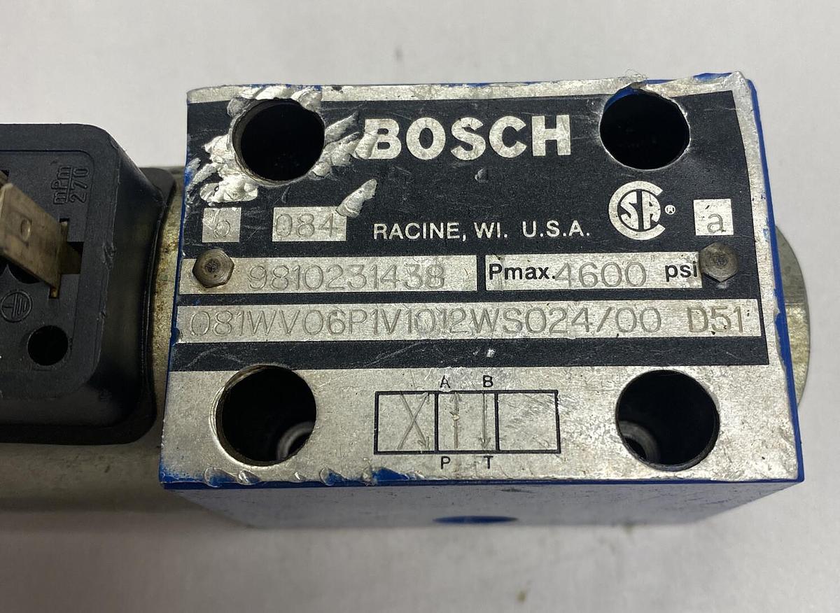 Used Bosch,981023148/081WV06P1V1012WS024/00 D5I,Directional Control Valve