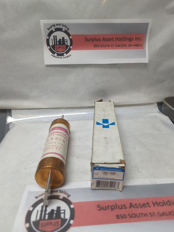 GOULD SHAWMUT,TRS150R,TRI-ONIC 150 AMP FUSE NOS