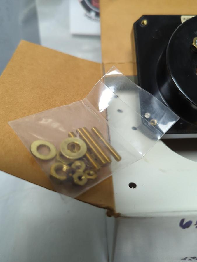 TRIPLETT,65201-6WR,PANEL METER 800-0-800 D.C AMPERES NOS