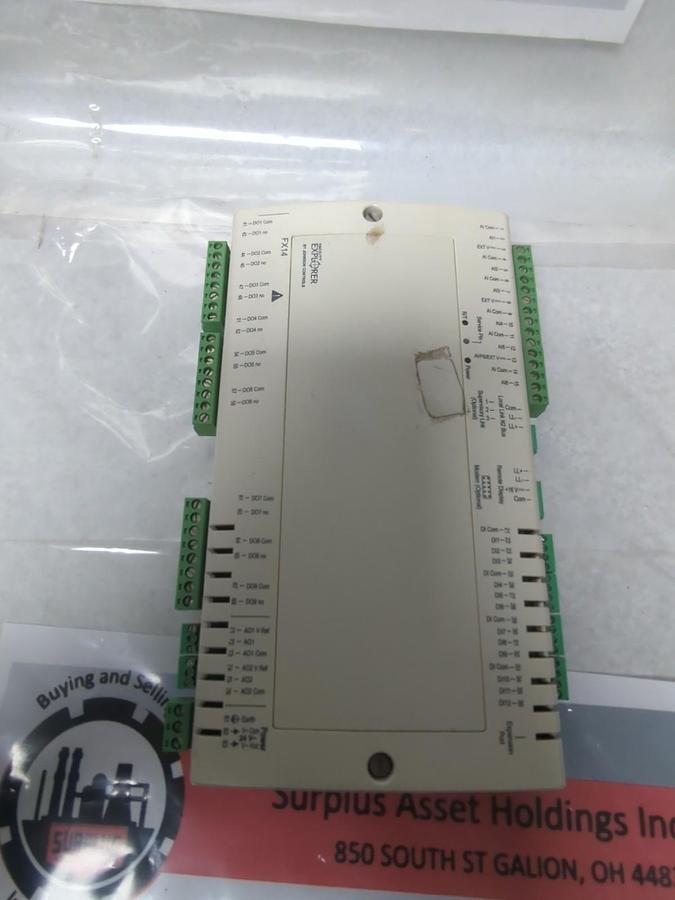 Used JOHNSON CONTROLS,LP-FX14D20-000C,FIELD CONTROLLER FX14 PRE-OWNED