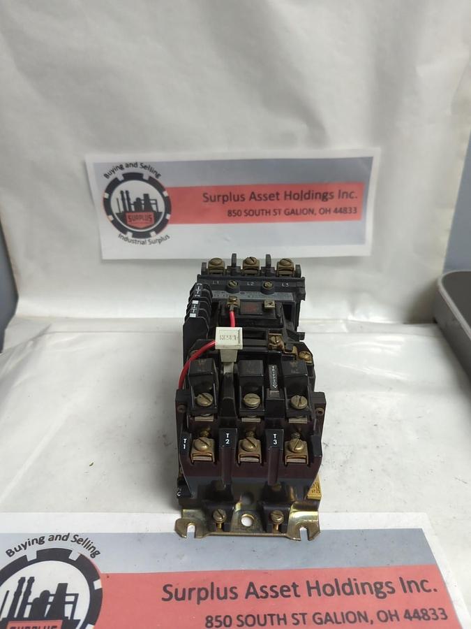 Used ALLEN BRADLEY,509-A0D,MOTOR STARTER SERIES B SIZE 0 PRE-OWNED