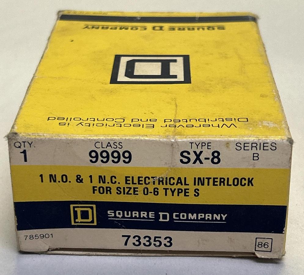 SQUARE D,9999SX-8,ELECTRICAL INTERLOCK NOS