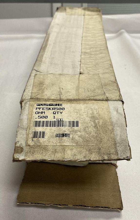 Ohmite,PFE5KR500,Wire wound Power Resistor 0.5 Ohms NOS