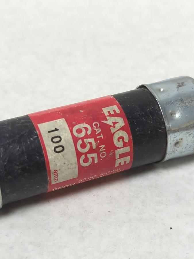 Used EAGLE ELECTRIC,655,FUSE 100 AMP PRE-OWNED