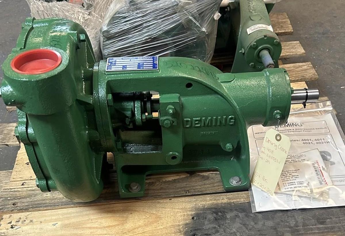 Used CRANE DEMING,EH0557.1,CENTRIFUGAL PUMP 4011 3X2X10 9.75 IMPELLER REFURBISHED