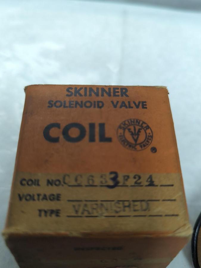 SKINNER,CC633F24,SOLENOID VALVE COIL NOS
