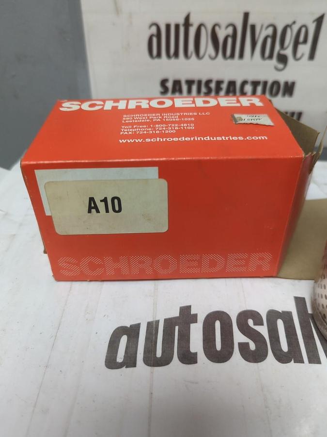 SCHROEDER,A10,HYDRAULIC FILTER ELEMENT 10 MICRON