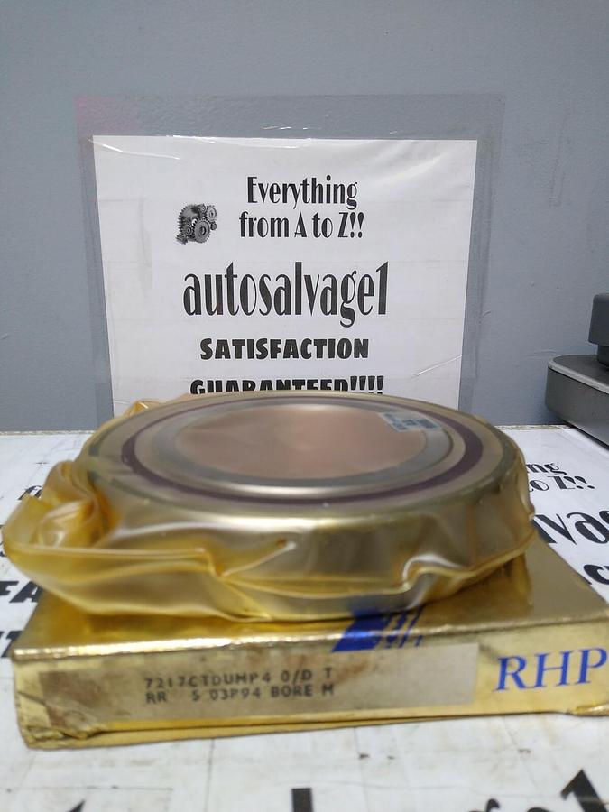 RHP,7217CTDUMP4,Precision Roller Bearing NOS