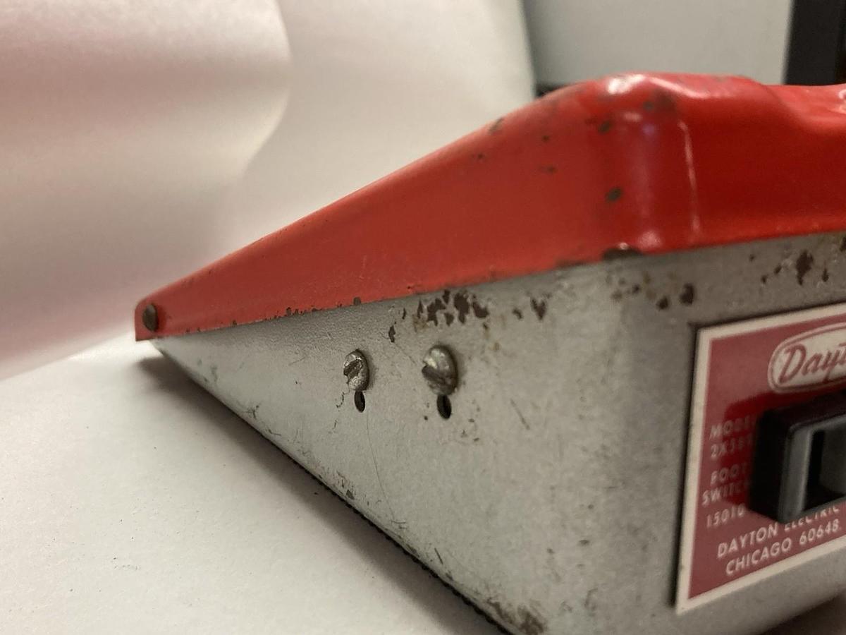 Used Dayton,Model 2X589,Foot Switch