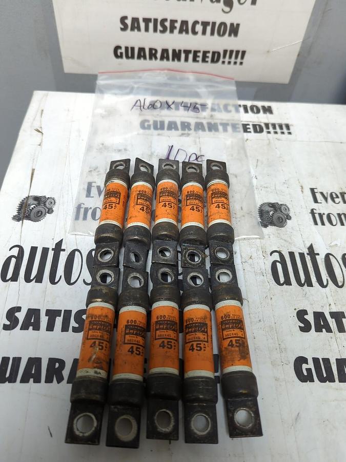 FERRAZ SHAWMUT,A60X45,TYPE-4 FUSES LOT OF 10 NOS