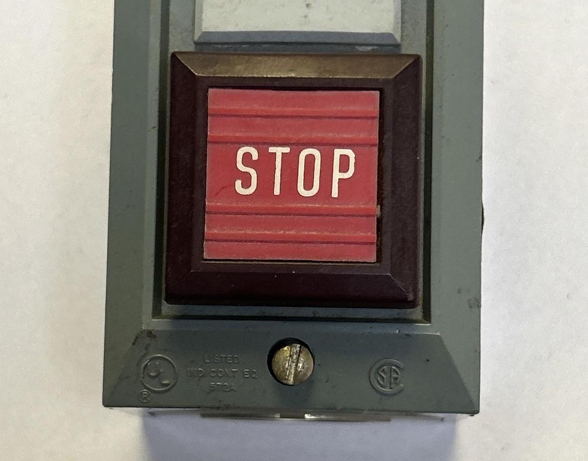 SQUARE D,9001BG107,PUSH BUTTON CONTROL STATION NOS