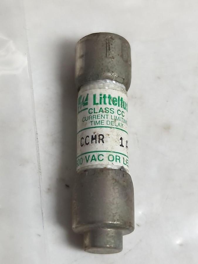 Used LITTELFUSE,CCMR1,CLASS CC 1 AMP FUSE LOT OF 9 PRE-OWNED