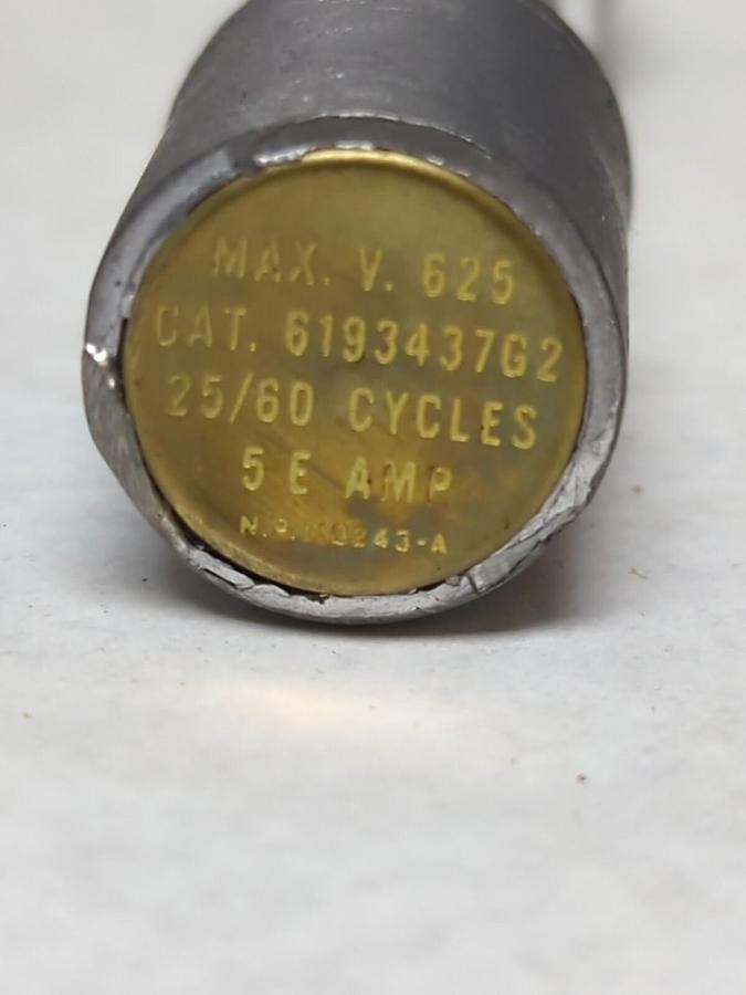 GENERAL ELECTRIC,6193437G2,TYPE RJ-1 SIZE A GLASS TUBE FUSE NOS