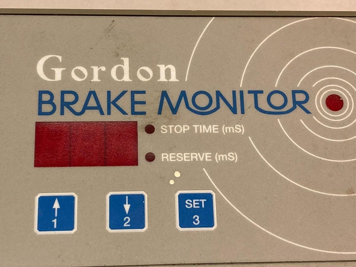 Used Gordon,DM3000,Brake Monitor 115VAC 50/60Hz