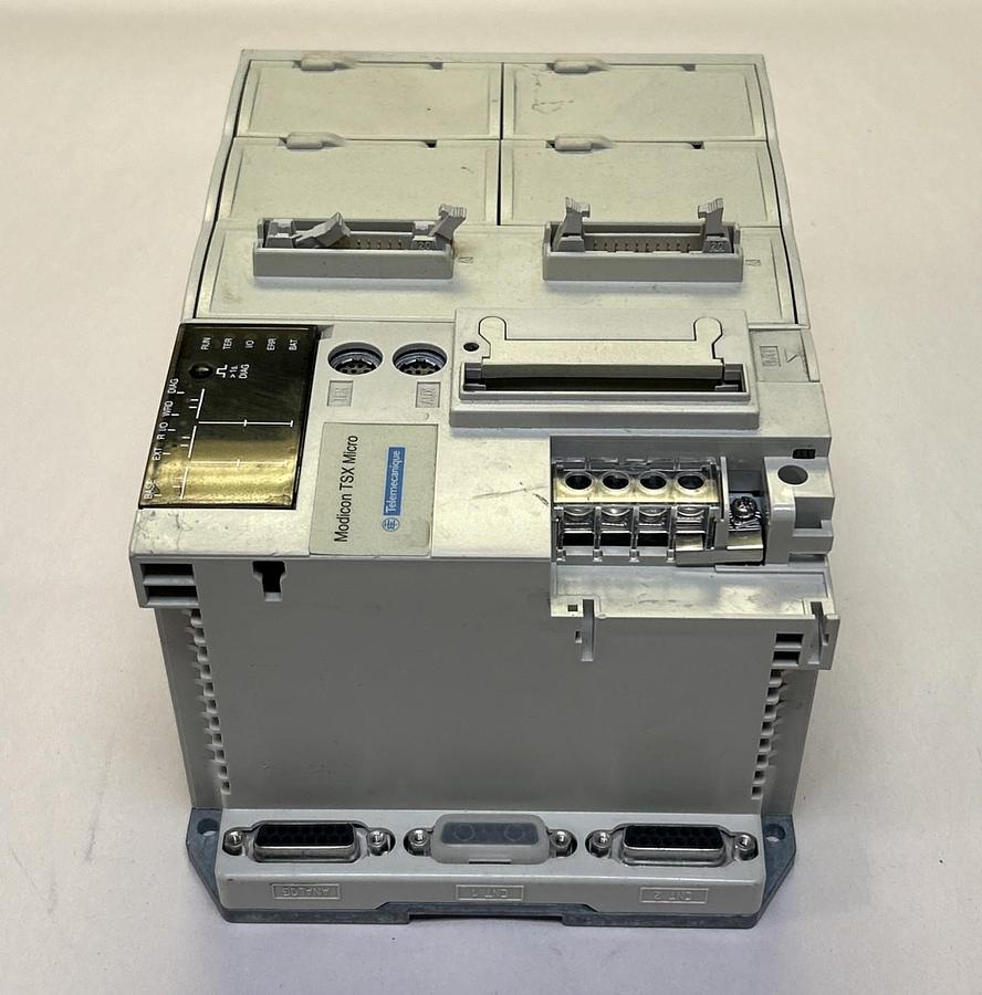 Used SCHNEIDER ELECTRIC,TSX3722101,MICRO MODICON BASE MODULE