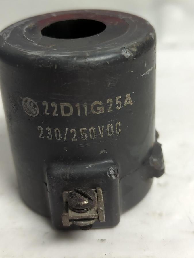 Used GE,22D11G25A,COIL 230/250VAC PRE-OWNED