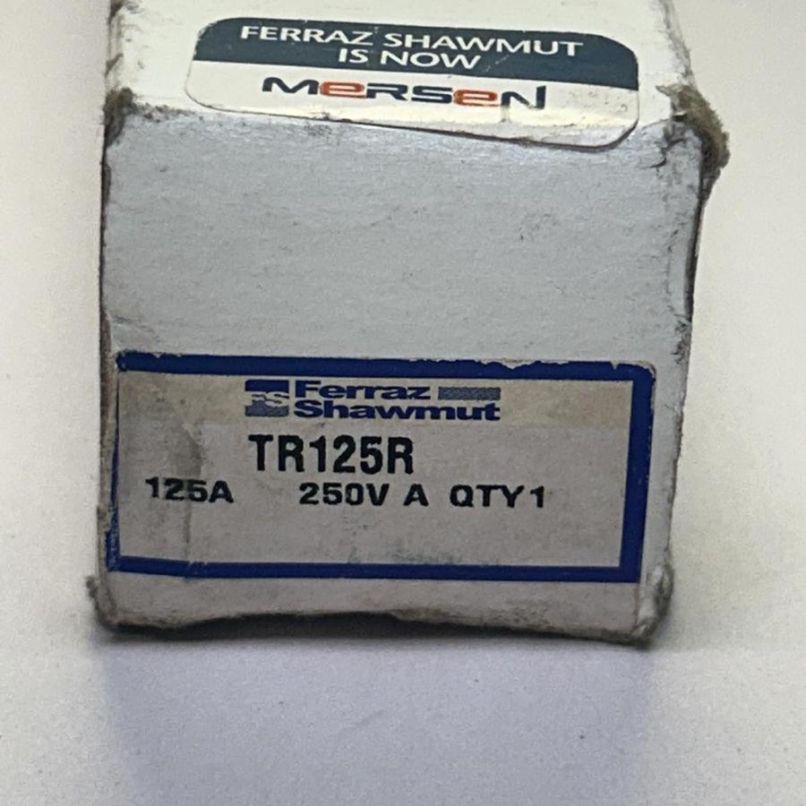 FERRAZ SHAWMUT MERSEN,TR125R,FUSE 125A 250V NOS
