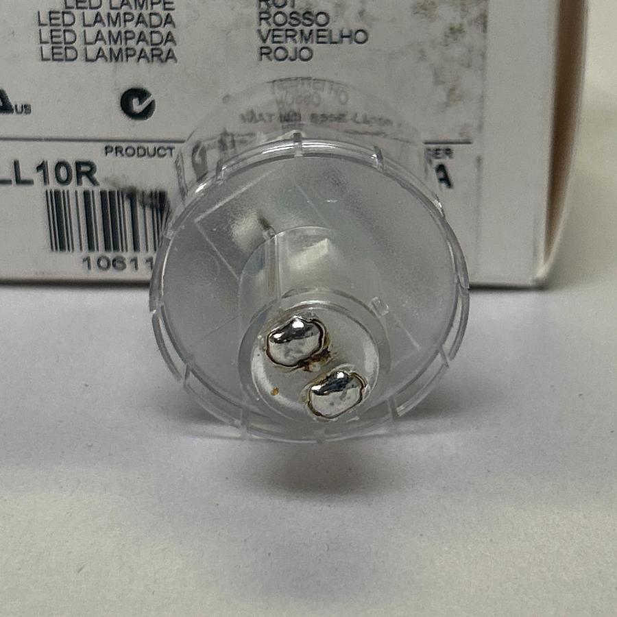Used ALLEN BRADLEY,855E-LL10R,RED LED REPLACEMENT LAMP NEW