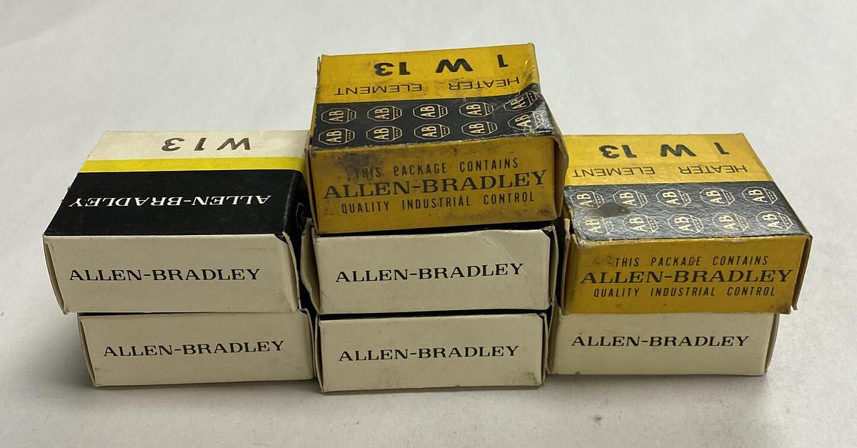 Allen-Bradley,W13,Heater Lot Of 7 New