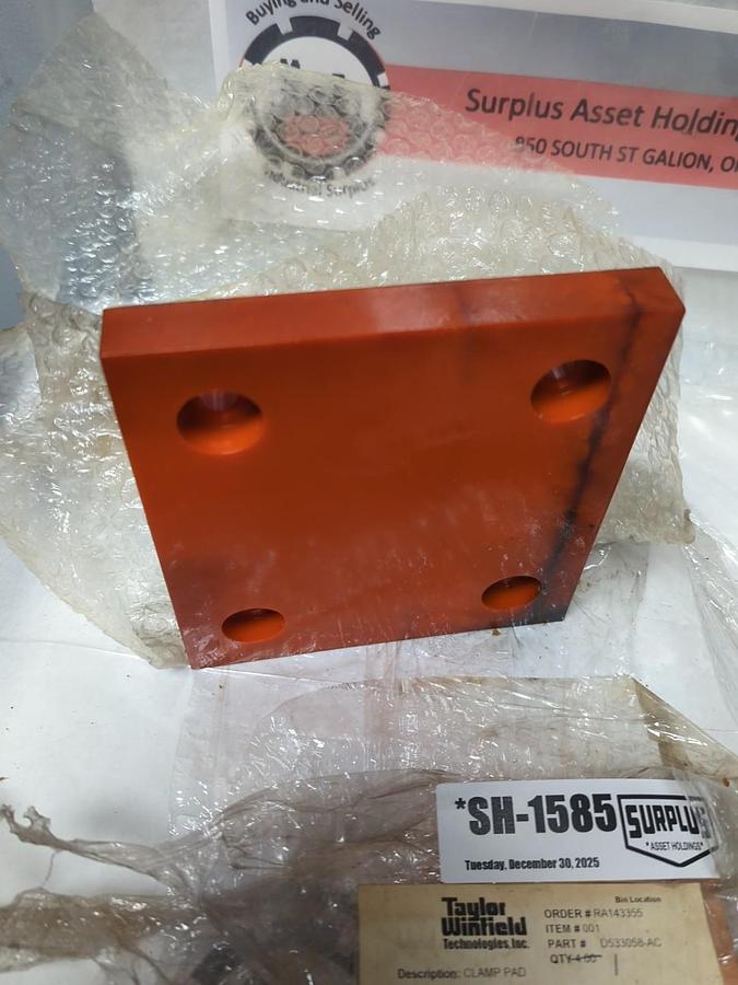 TAYLOR WINDFIELD,D533058-AC,CLAMP PAD WELDER 6 INCH BAW NOS