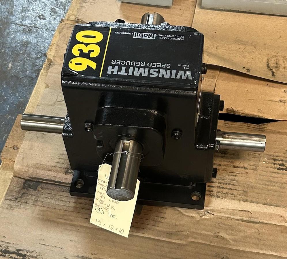 WINSMITH,930DB 930XDBS077X0DN,SPEED REDUCER 20:1 RATIO 2.51HP 1750RPM