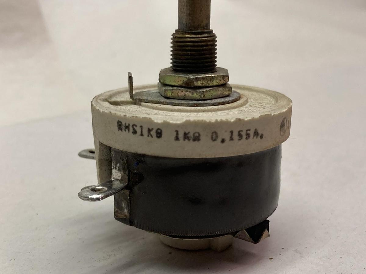 Used Ohmite,RHS1K0,Rheostats 0.155 AMP MAX 214L 150 OHM