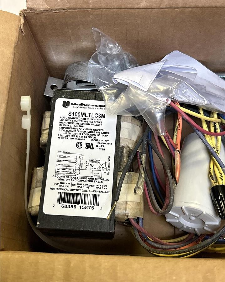UNIVERSAL LIGHTING TECHNOLOGY,S100MLTLC3M-500K,BALLAST KIT NOS