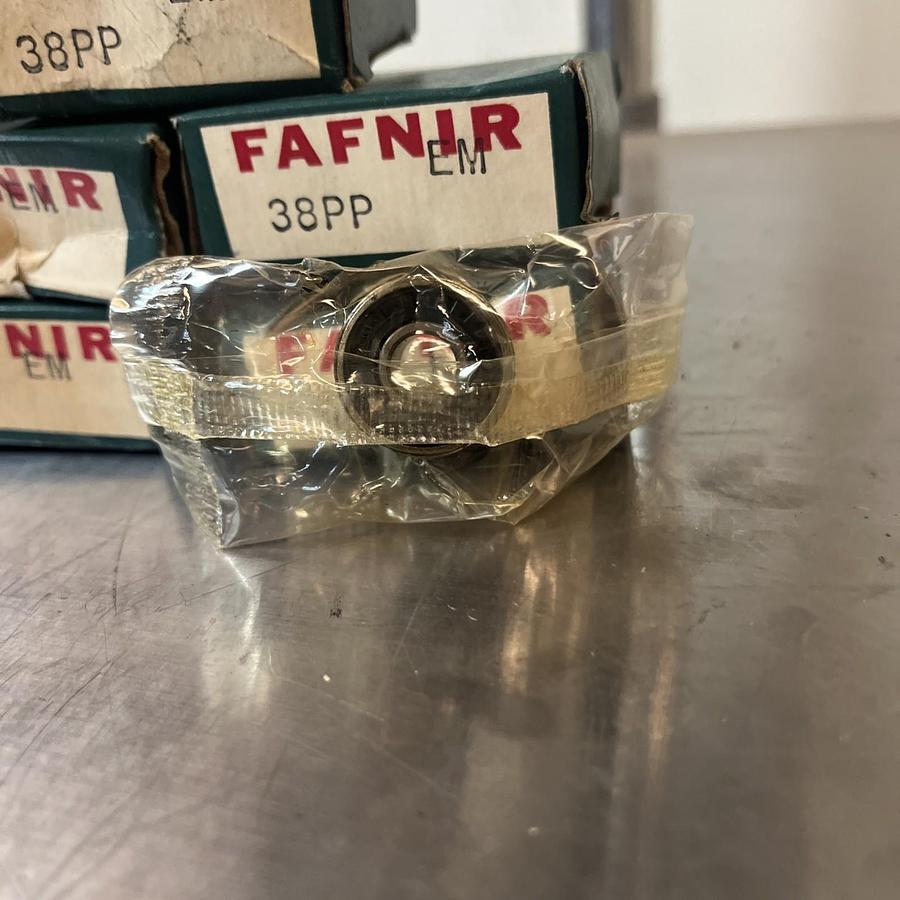FAFNIR,38PP,DEEP GROOVE RADIAL BALL BEARING LOT OF 5