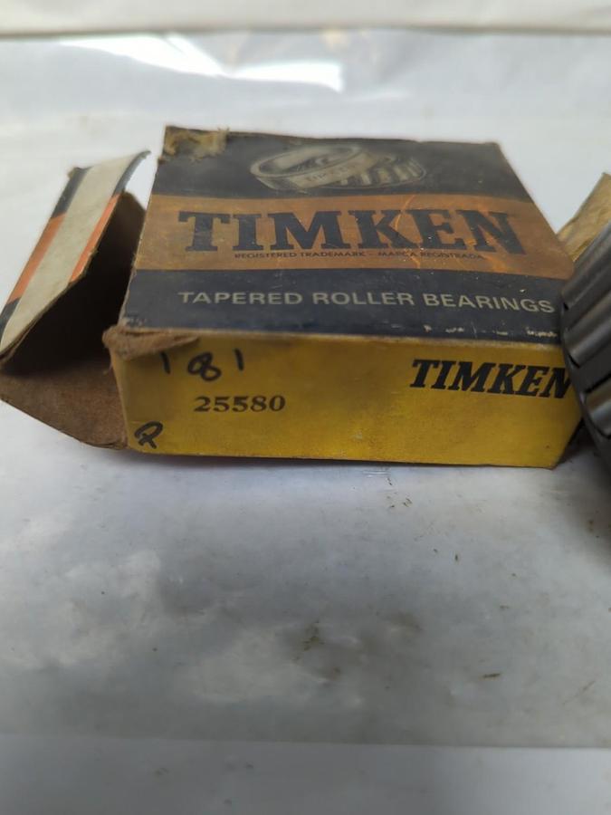 TIMKEN,25580,ROLLER BEARING CONE NOS