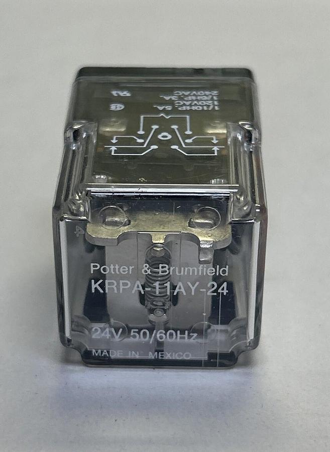 POTTER & BRUMFIELD,KRPA-11AY-24,RELAY 24V NOS