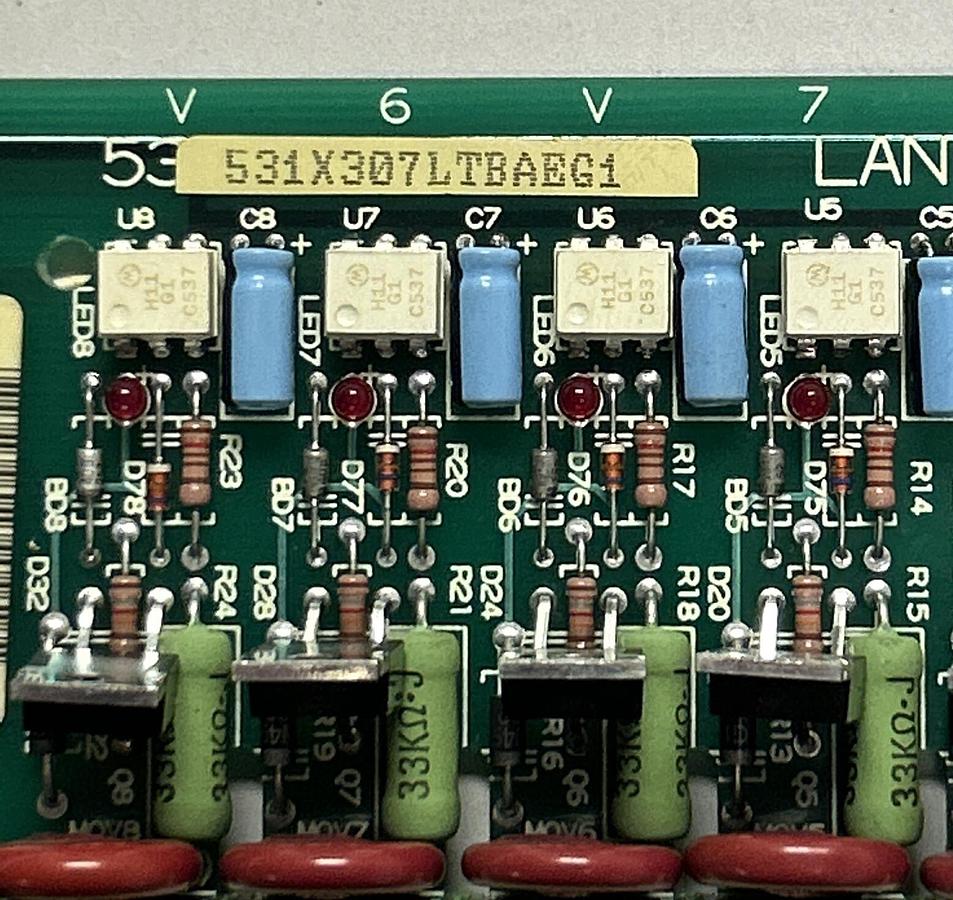 Used GENERAL ELECTRIC,531X307LTBAEG1,LAN I/O TERMINAL BOARD
