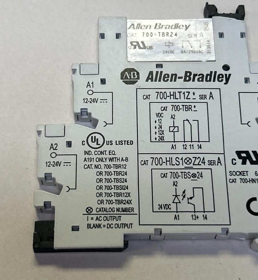 ALLEN BRADLEY,700-HLS1Z24,TERMINAL BLOCK RELAY NOS