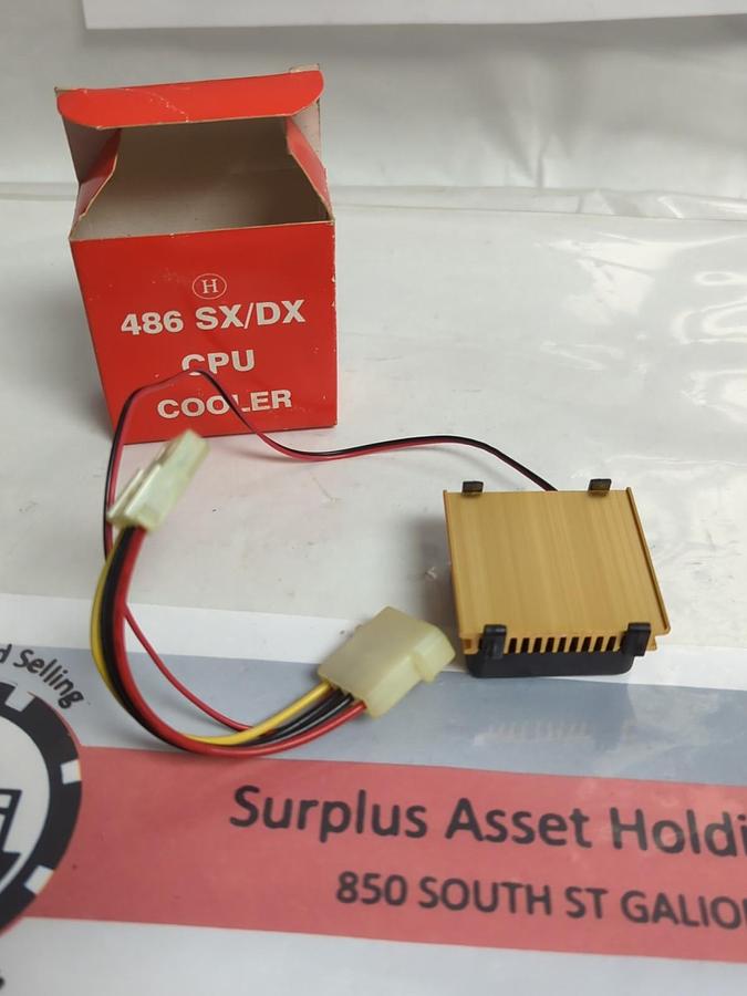 Used CPU COOLER,486 SX/DX,CPU COOLING FAN NOS
