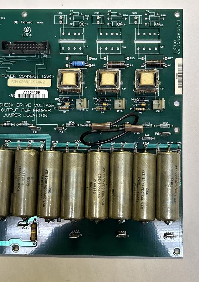 Used GENERAL ELECTRIC,531X308PCSABG2,POWER CONNECTION BOARD