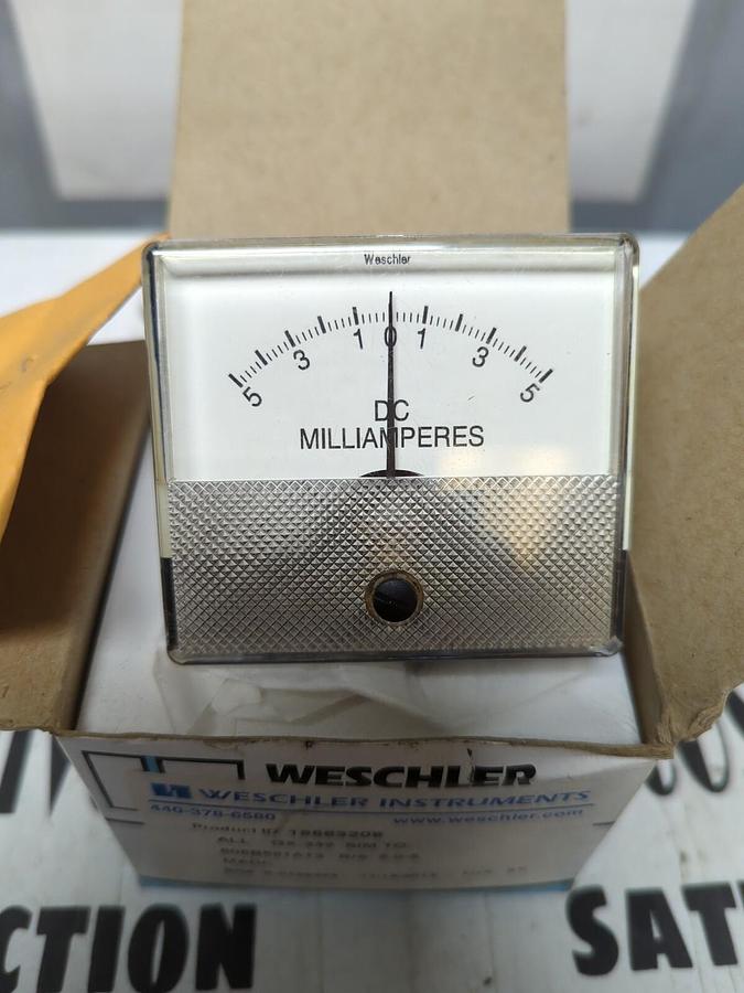 WESCHLER,19563209 ALL GX-332 SIM TO: 606B591A13 R/S: 5-0-5,PANEL METER NOS
