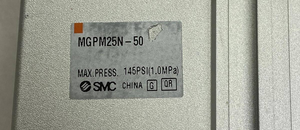 SMC,MGPM25N-50,COMPACT GUIDE SLIDE BEARING NEW