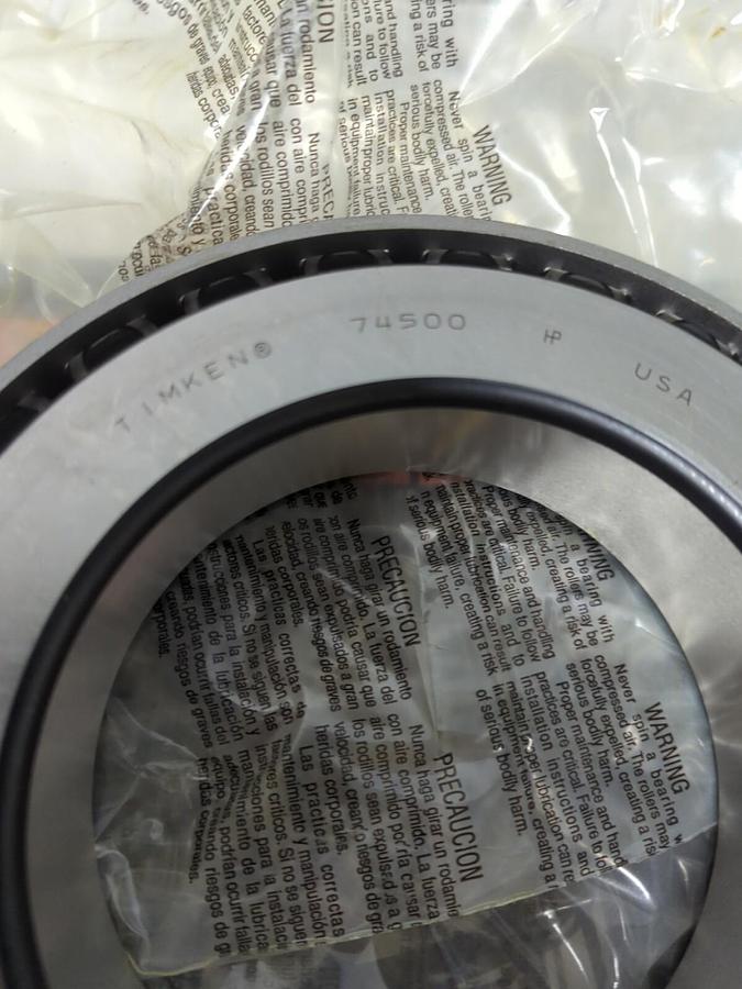 TIMKEN,74500,ROLLER BEARING CONE 5 INCH BORE NOS