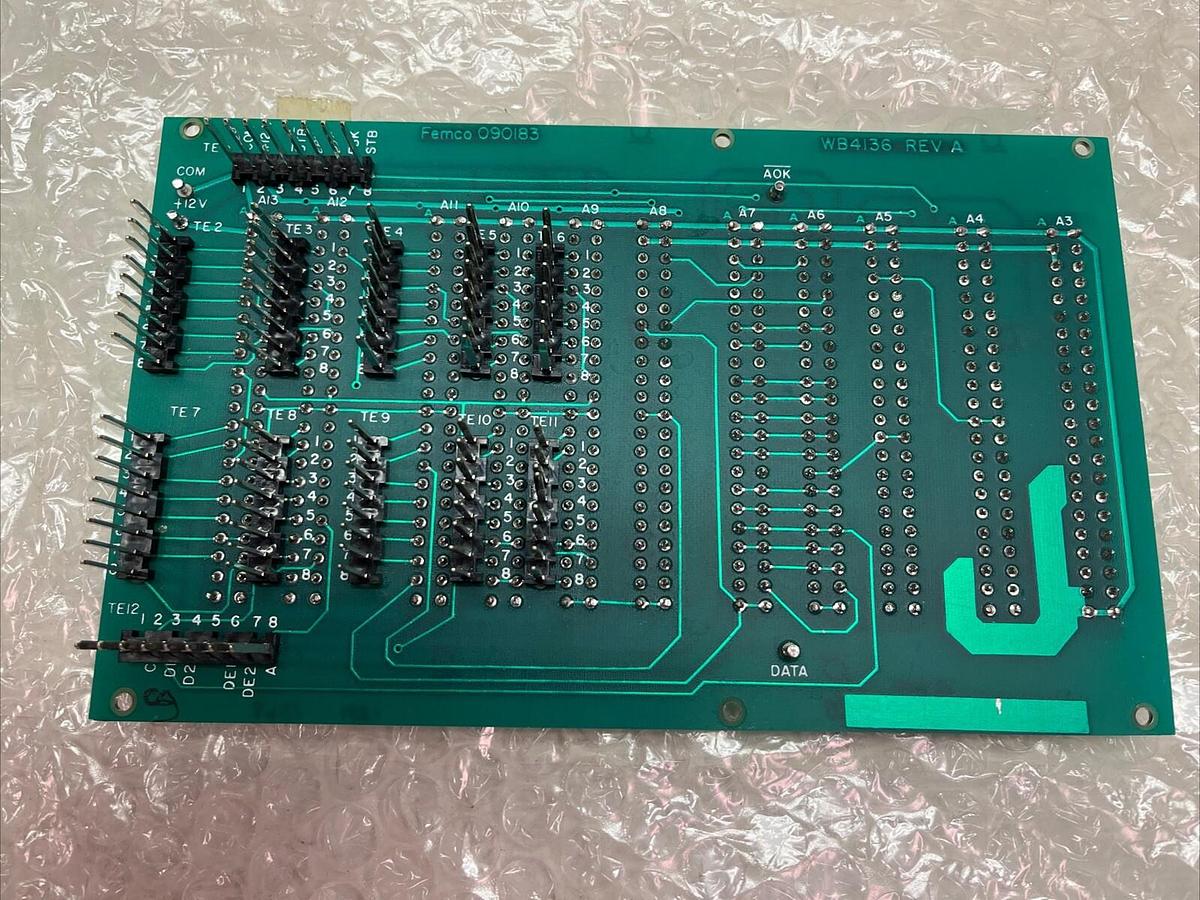 FEMCO,WB4136,REV A CIRCUIT BOARD 090183