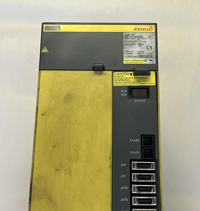Used FANUC,A06B-6141-H030#H580,SPINDLE AMPLIFIER MODULE USED