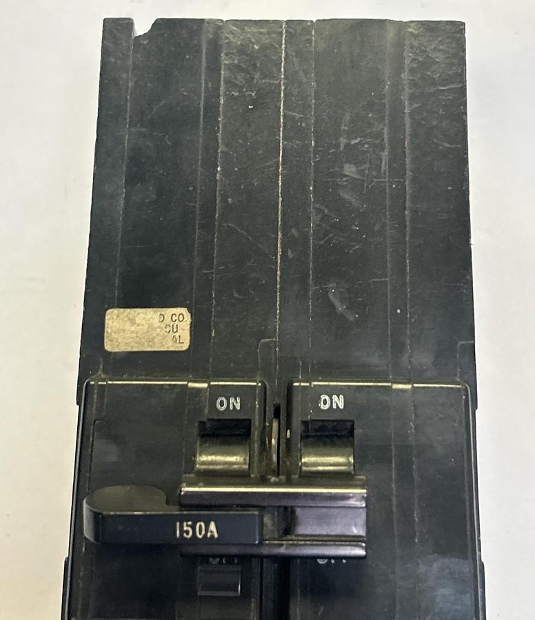 Used SQUARE D,QIA2150,CIRCUIT BREAKER 150A 120/240V 2P