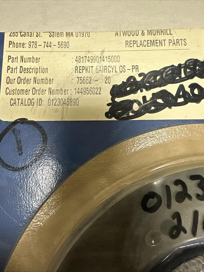 Used Atwood & Morrill,41749901415000,Valve Repair Kit